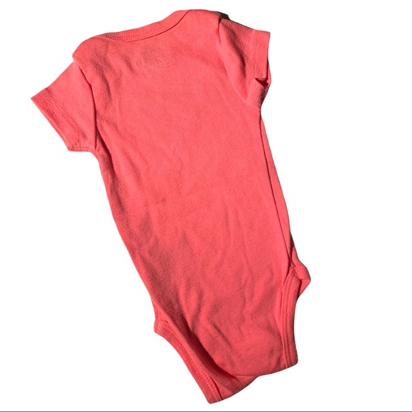 Calvin Klein Logo Pink Heart Onesie Bodysuit Baby 3-6 Months - Picture 5 of 6